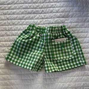 The Beaufort Bonnet Company Green Gingham Sheffield Shorts